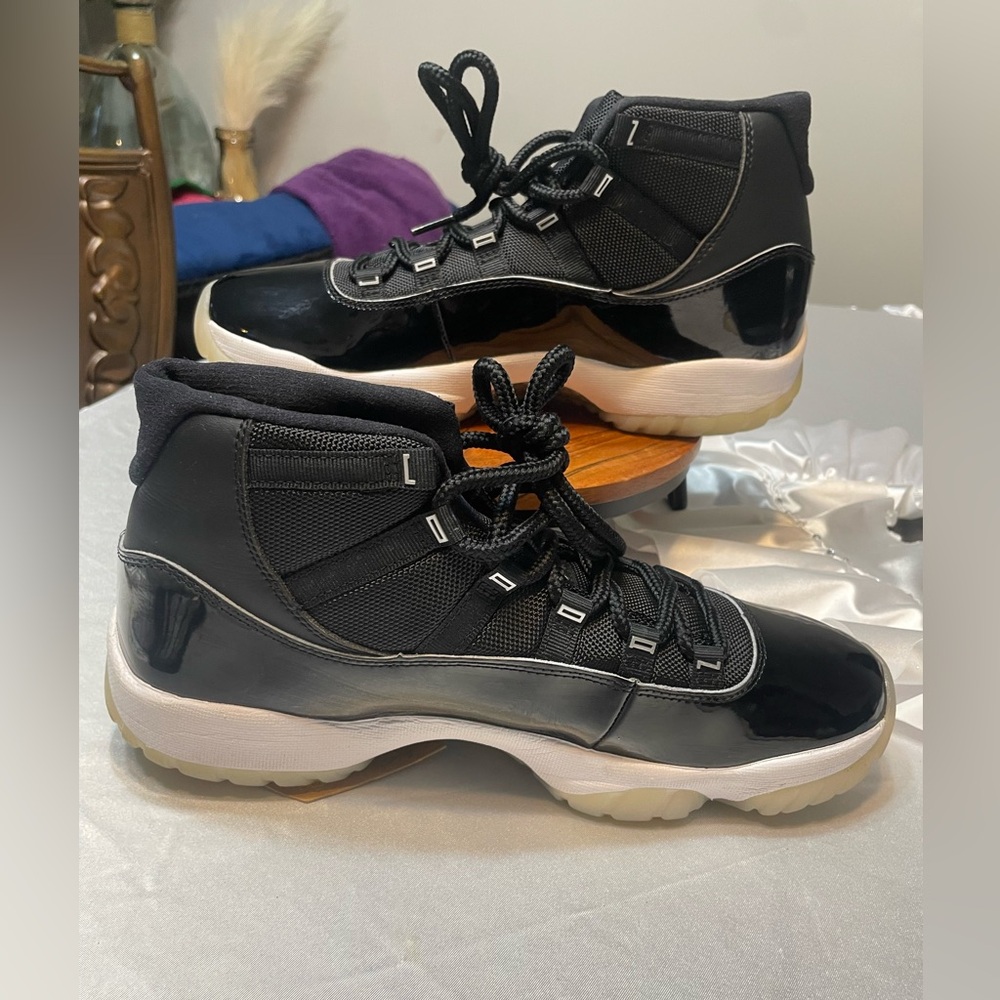 JORDAN 11 RETRO JUBILEE 25TH ANNIVERSARY Bubba gum bottom men 10.5 sneaker shoe - Picture 11 of 17